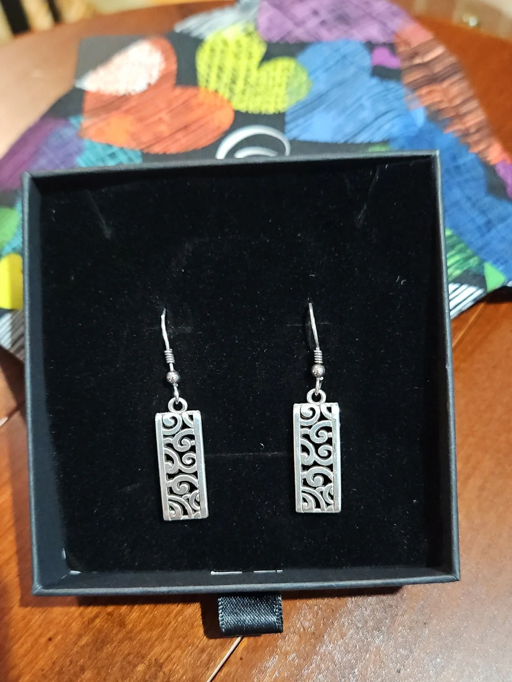 Brighton Silver-Tone Filigree Pendant Necklace with Matching Earrings
